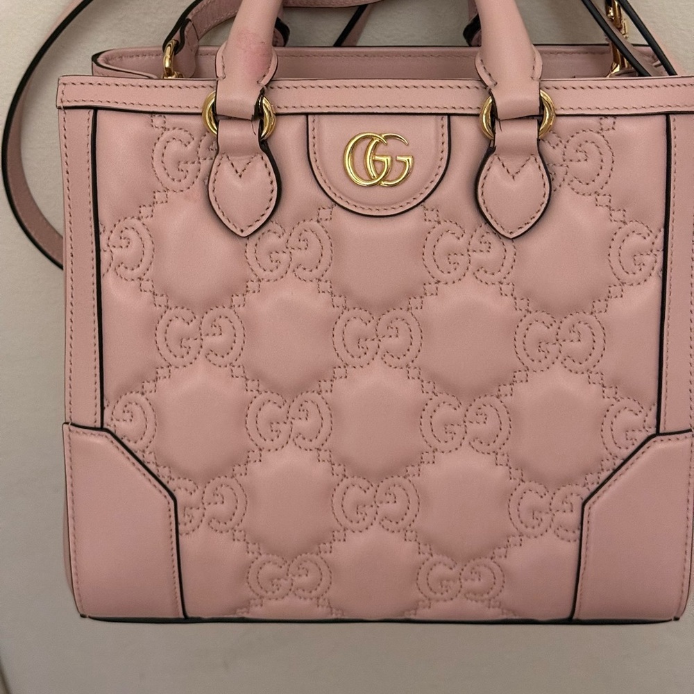 Gucci Blush Pink Quilted Tote